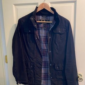 Gently worn classic black Barbour jacket